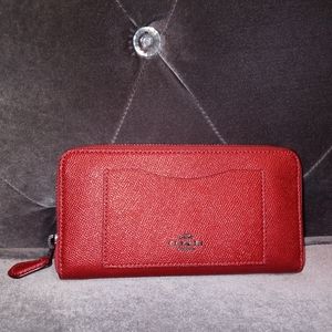 Coach Large Accordion Zip Wallet